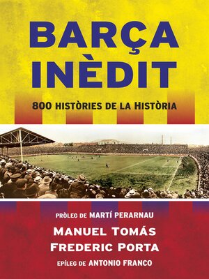 cover image of Barça inèdit